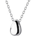 wholesale 925 Silver Small Silver Bean Necklace for Women, Lovely Teardrop-shaped Necklace, Niche Internet-famous Bean Pendant Collarbone Chain D3756-0-4