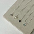 wholesale S925 Sterling Silver Small Niche Affordable Under $100 Necklace Collection, Light Luxury Women's Collarbone Chain, Minimalist and High-End Retro Choker-0-1