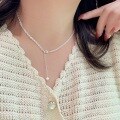 wholesale 925 Sterling Silver Light Luxury High-end Phoenix Tail Pearl Necklace for Women, Korean Summer New Release, Xiaohongshu Popular Choker-0-0