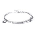 wholesale S925 Sterling Silver Filta Rectangular Plate Bracelet for Women, Korean Style Retro Charm Sexy Internet Celebrity Simple and Unique Jewelry Accessory-0-4