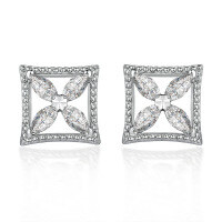 wholesale S925 Sterling Silver European and American Designer Butterfly Earrings Amazon Best-Seller Tassel Heart Love Earrings High-End Feel-TLED151 925 silver