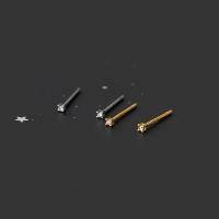 wholesale S925 Sterling Silver Mini Ear Piercing Single Diamond Small Student Earrings Women Simple Korean Style Ear Accessories M00815-S925 silver pair gold 925 silver