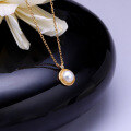 wholesale 925 Silver Japanese Light Luxury Jewelry Gift, Simple and Versatile Pearl Necklace, Fashion Collarbone Chain, Dropshipping-0-3