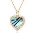 S925 Silver Y-Shaped Teardrop Emerald Imitation Pendant Necklace-0-25