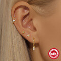 wholesale 925 Sterling Silver Geometric U-Shaped Diamond Accent Ear Cuff Earring Set, A Trending Classic-0-3