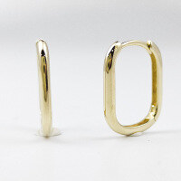 wholesale Solid 14K Gold Earrings AU585, Simple and Stylish Women's Earrings,, Can Be Made in Other Materials-Gold 14K