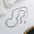 wholesale S925 Sterling Silver Internet-Famous Style Patchwork Pig Nose Pendant Necklace, Korean Version Small and Unique Elegant Women's Choker-0-2
