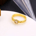 wholesale 925 Silver Gold Plated Japanese Style Minimalist Star Ring Polaris Index Finger Ring for Women-0-0
