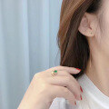 wholesale S925 Sterling Silver Red Elk All-Over Minimalist Unique Niche Second-Tier Retro Elegant Fashion Versatile Commute Earrings for Women-0-4