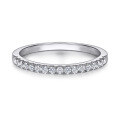 wholesale 925 Sterling Silver Zircon Wedding Ring Set for Women, Guangzhou Jewelry-0-2
