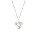 wholesale S925 Sterling Silver Irregular Heart Freshwater Pearl Necklace For Women, Luxurious And Fashionable-0-0