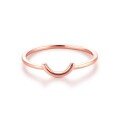 wholesale 14K yellow gold, 18K rose gold, 9K white gold au750 plain gold ring, ring band, gold jewelry for women-0-0