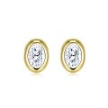 S925 Silver New Cross-Border Gold Fashion Minimalist Ins-Style Versatile Small Premium Stud Earrings-0-0