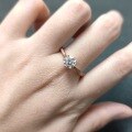 wholesale 9/14/18K Gold Premium 10K Rose Gold Ring 1ct Moissanite with Certificate Customized Cross-Border-0-1