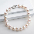 S925 Sterling Silver Simple Natural Freshwater Pearl Bracelet for Women-0-0