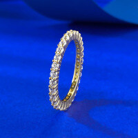 wholesale 925 Sterling Silver Red, Blue, and Green Thin Delicate Ring Fashionable Personality Ring Thin Row Diamond Ring Ins-R1247 Gold Ring No. 9