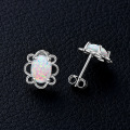 wholesale S925 Sterling Silver Earrings, Fashionable and Luxurious Niche Colored Zircon Jewelry Shuibei Factory Wholesale with Free Shipping-0-11