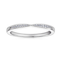 S925 Sterling Silver Square Zircon Ring, Cross-border Supply, Flashy & Minimalist Style-Style F [Clearance Sale with Free Shipping] Mozzarella  US Size 9.5