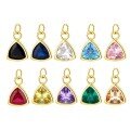 wholesale S925 Sterling Silver Waterdrop Colorful Zircon Necklace for Women, Elegant Pendant-0-4