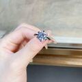 wholesale Sterling Silver D Color Moissanite Ring for Women 1 Carat Classic Six-Prong Tiffany Style Ring Four-Prong Luxe Large Carat Moissanite Ring-0-76