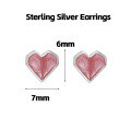 wholesale Metal: S999 Sterling Silver Cute star ear studs for women, high-end sense, sweet, ins style, popular luxury sterling silver earrings, adorable-0-15