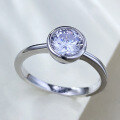 wholesale S925 Sterling Silver Women's Ring Minimalist Ins Style Daily Simple Versatile Ring Women-0-2