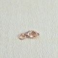wholesale 925 Sterling Silver Rose Gold Plated Teardrop Clasp Necklace Spring Lobster Clasp Bracelet DIY Jewelry Findings Wholesale-0-10