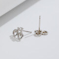 wholesale S925 Sterling Silver Playful Little Bicycle Earrings Fashionable Unique Niche Design Sense Ear Accessories Wholesale Supply-0-2