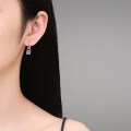 S925 Sterling Silver Cross-border Two-Way Moissanite Stud Earrings Wholesale-0-2