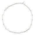 wholesale S925 Sterling Silver 059 Korean Version Ins Minimalist Design Small Choker Chain Necklace for Women-0-4