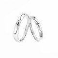 wholesale S925 Sterling Silver Couple's Rings, Minimalist Vintage Design for Men and Women Students, Niche Style, Long-Distance Relationship Gift for Girlfriend-0-4