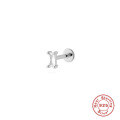 wholesale S925 Sterling Silver 18G Flat Head Push-Pin Cartilage Ear Stud, Popular in Europe and America for Ear Piercing-0-31