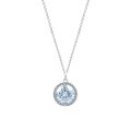 Sterling Silver 2-Carat Moissanite Necklace, Elegant Versatile Collarbone Chain, Tarnish-Free, TikTok Viral Item-0-3
