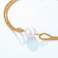 wholesale S925 sterling silver minimalist style trendy and personalized Japanese and Korean new design pearl beaded bracelet wholesale-0-3