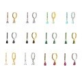 wholesale Brass Luxury High-end Crystal-embellished Colored Teardrop Ear Cuffs,ins。-0-0