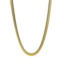 wholesale [925 Sterling Silver] European and American Ins-style minimalist gold serpentine collarbone chain, bone chain women's necklace live-0-4