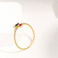 wholesale 18K Gold Japanese Retro Luxury High Sapphire High Ruby Ring Jewelry Manufacturer Wholesale-0-2