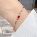 wholesale S925 sterling silver elegant and luxurious stylish versatile niche minimalist high-end women's bracelet-0-4