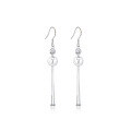 wholesale S925 Sterling Silver Ethnic Wind Earrings, Simple Chain Tassel Long Drop Earrings Stage Performance Jewelry Cross-Border New Accessories-0-4
