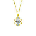 S925 Sterling Silver Moissanite Zodiac Necklace for Women-0-13