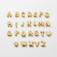 wholesale S925 silver 26-letter series pendant, Korean and Japanese style, personalized and elegant women's accessory D9759-S925 silver single pendant letter L