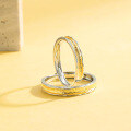 wholesale 925 Sterling Silver Lava Couple Rings, a pair of men's and women's lightweight luxury high-end rings, a 520 Valentine's Day gift for girlfriend-0-3