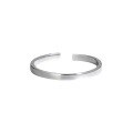 wholesale S925 Sterling Silver JA070 Korean Style Stackable Ring, Minimalist and Elegant Line Design, Open Adjustable Ring for Women-0-4