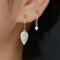 wholesale S925 Silver Demon's Eye Waterdrop Hoop Earrings with Ancient Egyptian Texture, Unique and Creative Earrings-0-2
