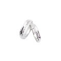 wholesale 9999 Pure Silver Couple Ring, Minimalist Design, High-End Sterling Silver Luxury Matching Ring Set for Valentine's Day Gift for Girlfriend-0-4