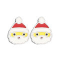 wholesale 925 Sterling Silver Santa Claus Earrings, Small Batch Design, Premium Feel, New Arrival, Autumn Winter Holiday Earrings-0-4