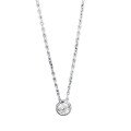 wholesale Metal material: 925 silver Zhuozhifan Jewelry's new 50 white zircon round diamond silver necklace classic stylelive cross-border hot style-0-4