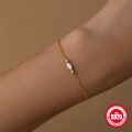 wholesale 925 Sterling Silver Marquise Diamond Inlay Versatile Fashion Bracelet,INS-0-1