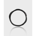 wholesale S925 sterling silver minimalist irregular wave thin ring for women, niche and unique in an ins style-0-0