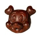wholesale Metal material Mickey Head carving made of natural sandalwood, rosewood, and green sandalwood, children's bag charm, DIY phone pendant, collectible accessory-0-4